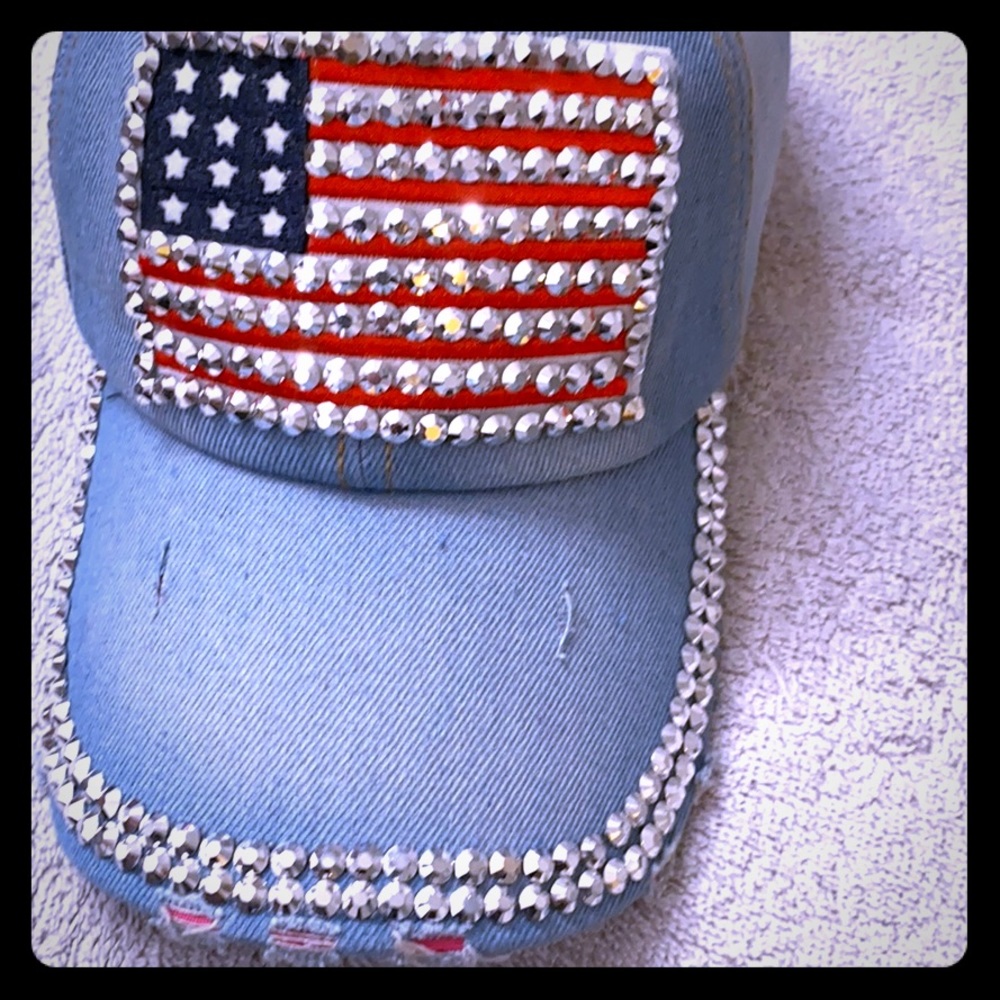 American flag hat